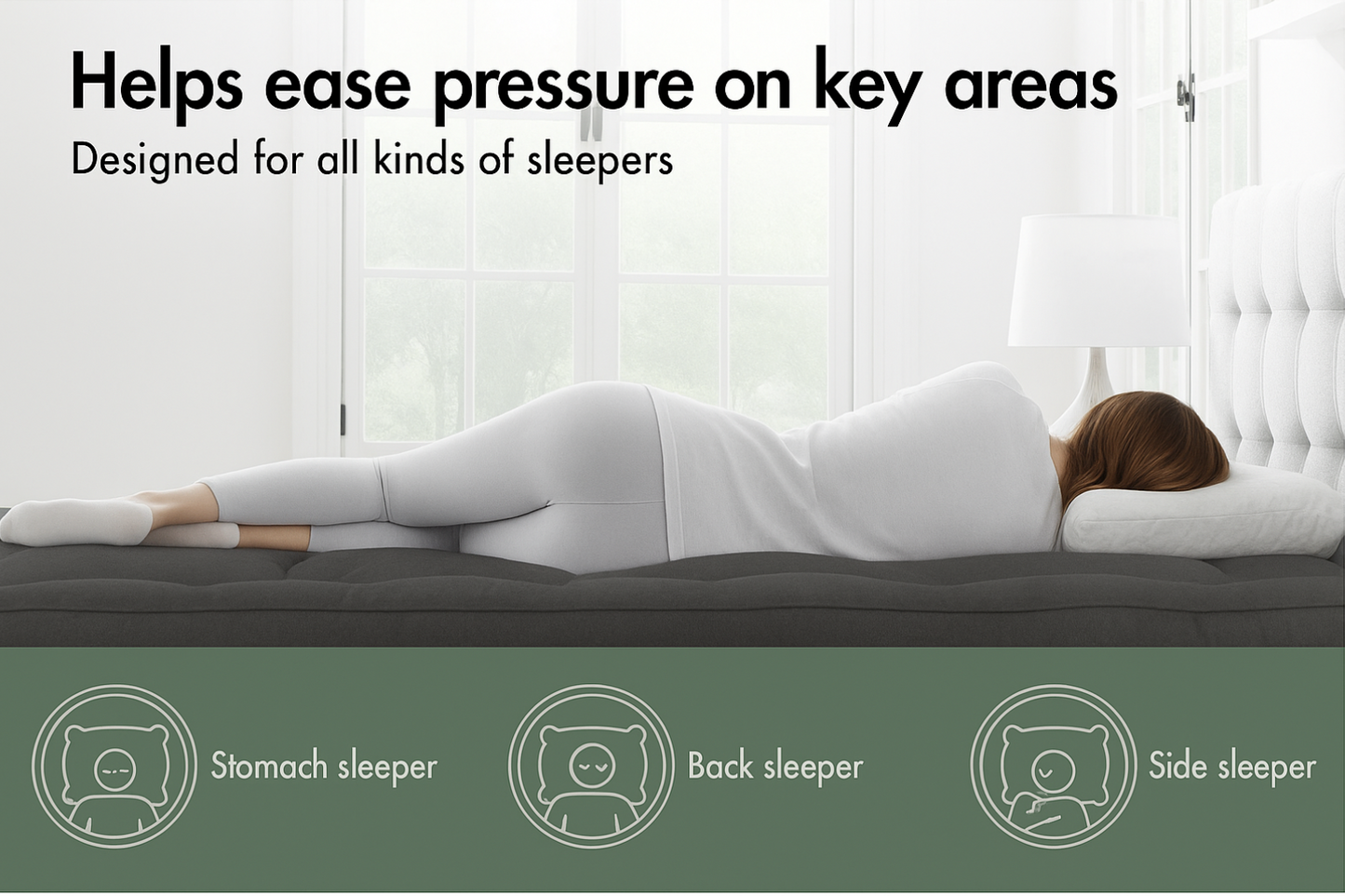 Breathable Mattress Topper – Soft Layer for Year-Round Comfort