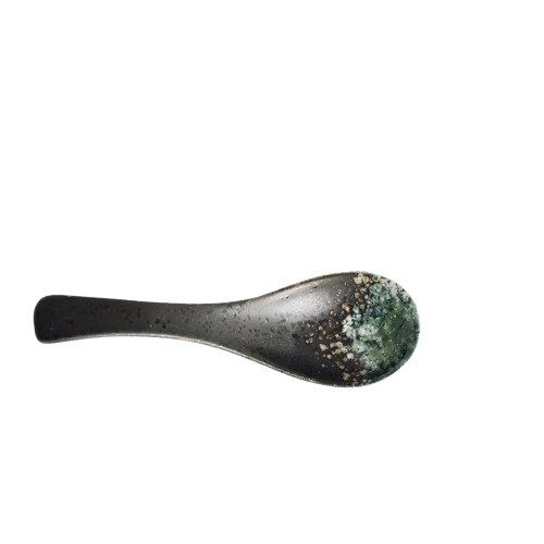 Japanese Retro Ceramic Spoon – Elegance in Every Scoop