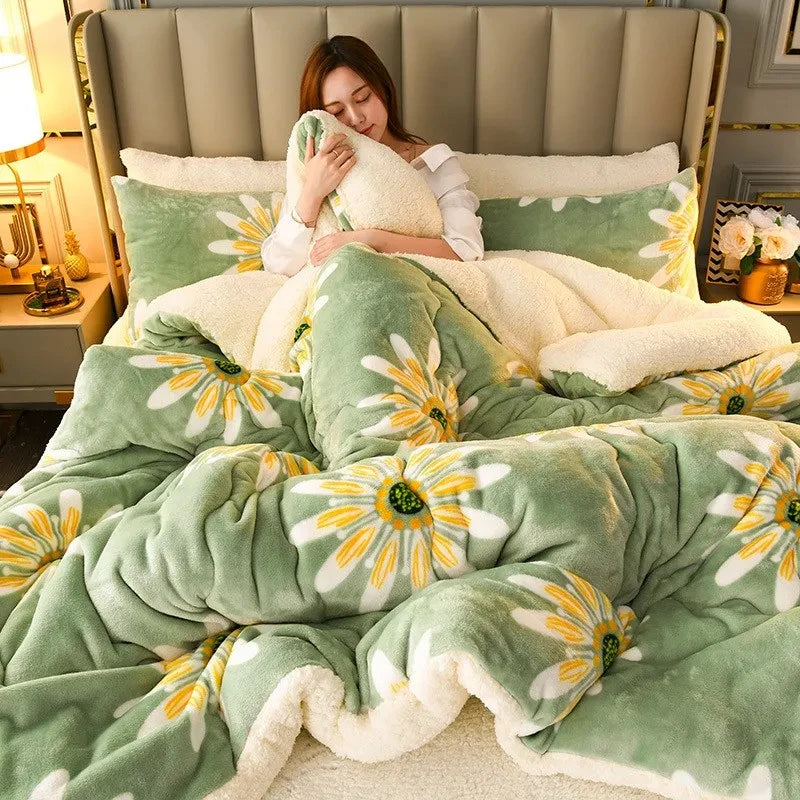 Sherpa Fleece Blanket 200x230cm – Ultra Soft Winter Bedding for Cold Nights