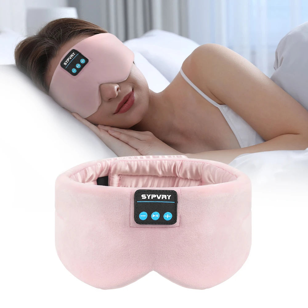 Bluetooth Eye Mask with Wireless Music for Travel & Relaxation
