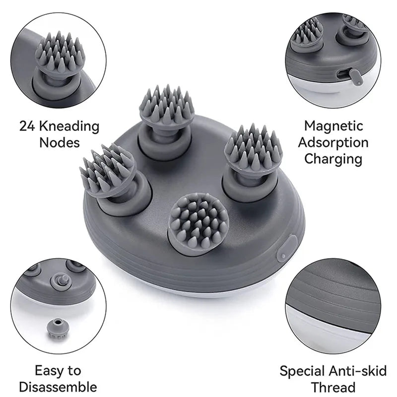 Handheld Electric Massager - Vibrating Scalp & Body Relaxation Tool