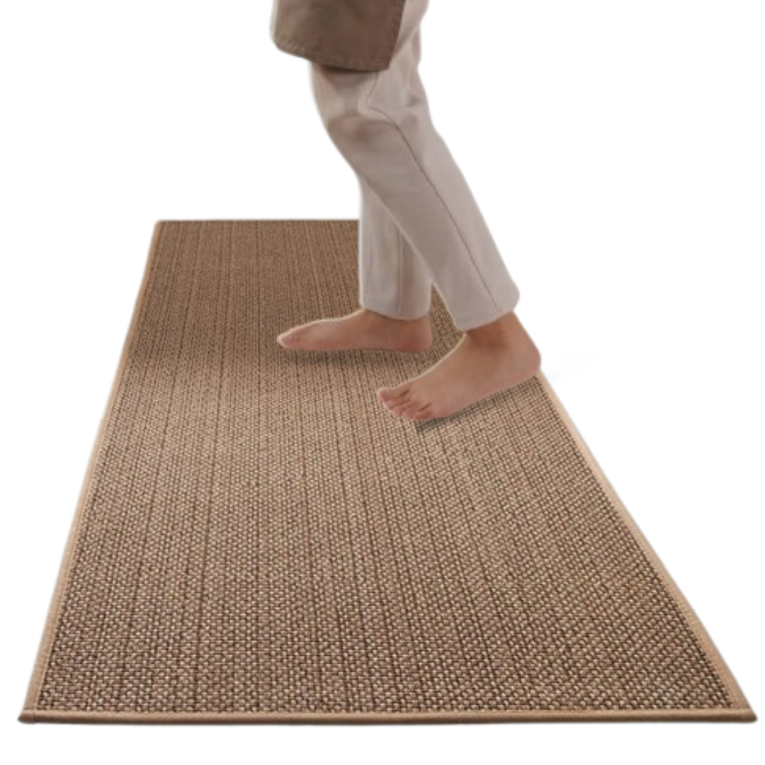 Kitchen Runner Rug – Washable Polyester with Non-Slip Rubber Backing