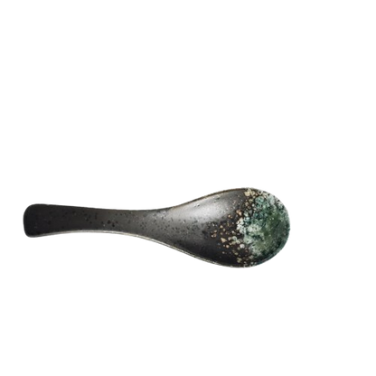 Japanese Retro Ceramic Spoon – Elegance in Every Scoop