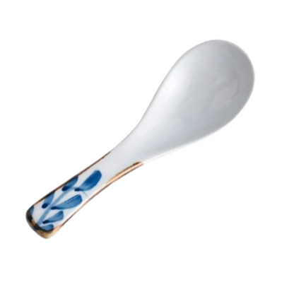 Japanese-Style Ceramic Spoon – Handcrafted Bone China