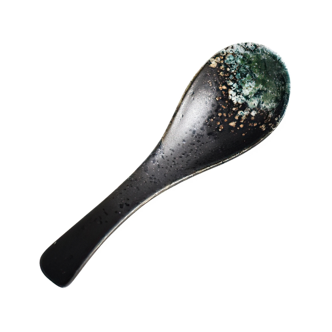 Japanese-Style Ceramic Spoon – Handcrafted Bone China