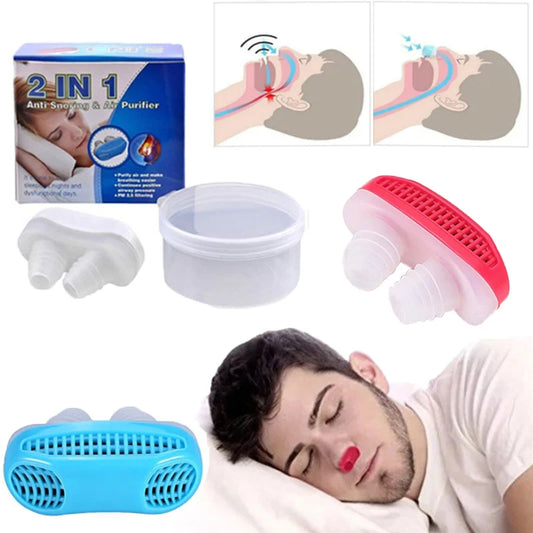 Silicone Anti Snoring Nasal Dilators Anti Snore Nose Clip Sleep
