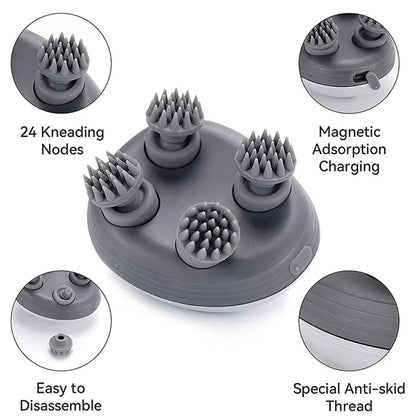 Handheld Electric Massager - Vibrating Scalp & Body Relaxation Tool