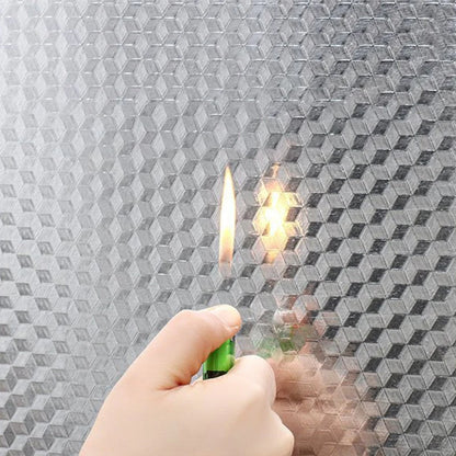 Kitchen Oil Proof Self Adhesive Aluminum Foil Wallpaper Contact Paper