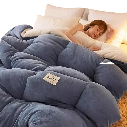 Ultra Plush Wool Blend Blanket – Super Warm Winter Comforter